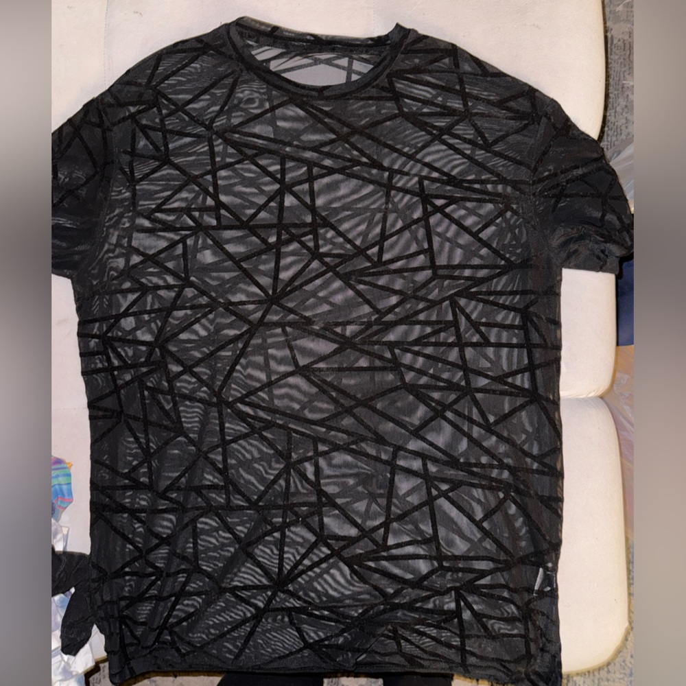 Men’s see-through shirt